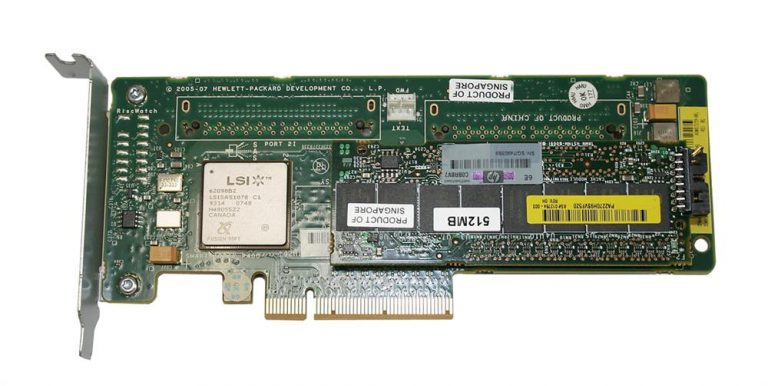 HP Smart Array P400 PCI-Express 8-Channel Serial Attached SCSI (SAS) RAID Controller Card P/N:447029-001