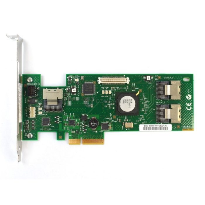 IBM SAS EXPANDER RAID CARD 2-PORT PCI-E P/N:44E8796 - Image 1