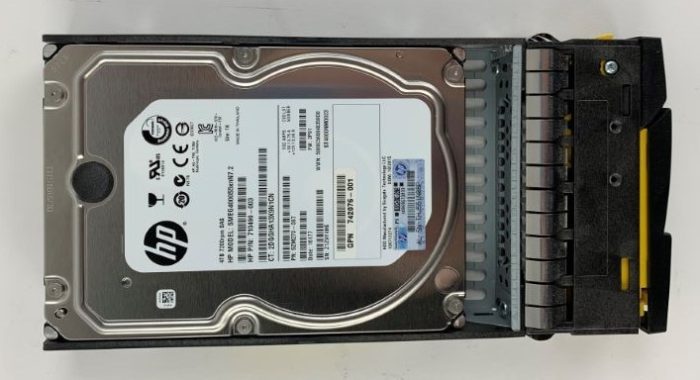 HP 4TB 7200RPM SAS 6Gb/s Hot-Pluggable Dual Port LFF 3.5-inch HP 4TB 7200RPM SAS 6Gb/s Hot-Pluggable Dual Port LFF 3.5-inch - Image 1