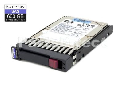 HP 600-GB 6G 10K 2.5 DP SAS