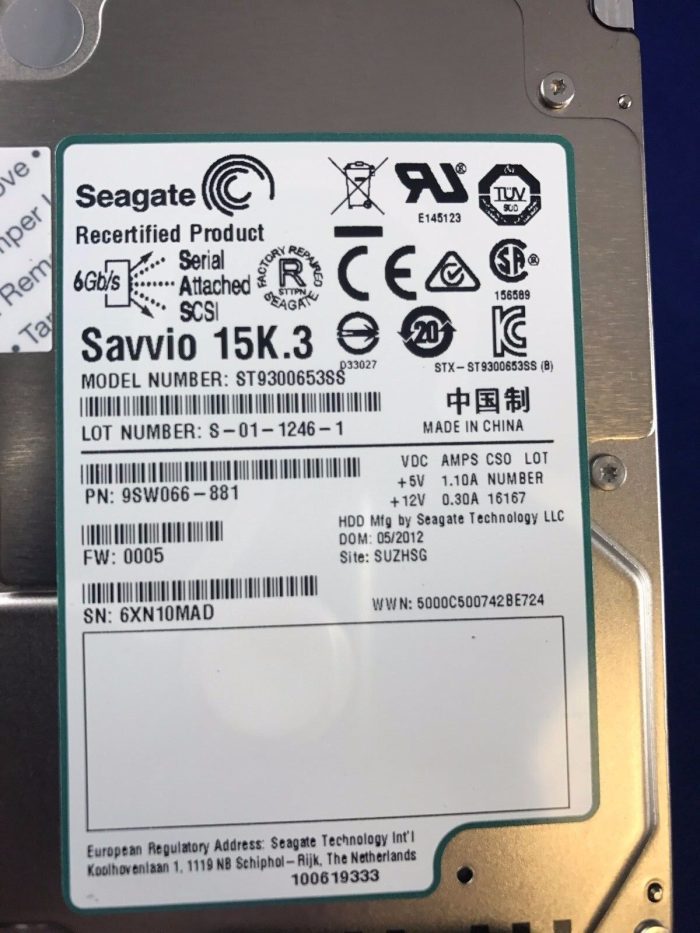 Seagate  15K.3 300GB 15000RPM SAS 6Gbps 64MB Cache 2.5-inch Seagate  15K.3 300GB 15000RPM SAS 6Gbps 64MB Cache 2.5-inch - Image 1