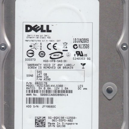Dell GX198 / Hitachi 147GB 15K SAS Hard Drive Dell GX198 / Hitachi 147GB 15K SAS Hard Drive