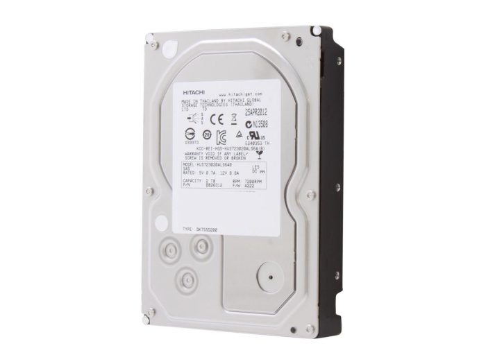Hitachi  2TB 7.2K RPM 6G SAS 3.5" HDD Hitachi  2TB 7.2K RPM 6G SAS 3.5" HDD - Image 1