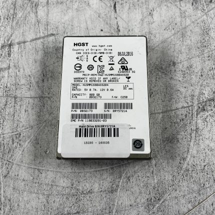 HGST 800GB 6G SAS 2.5″ SSD HGST 800GB 6G SAS 2.5″ SSD