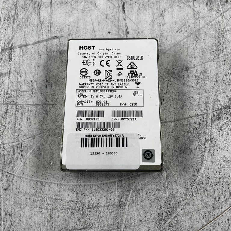 HGST 800GB 6G SAS 2.5″ SSD