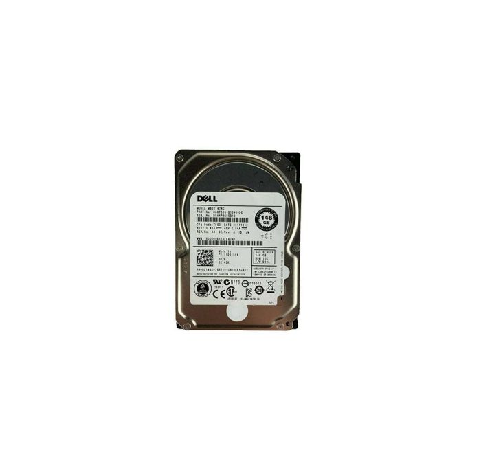 Dell 146GB 10000RPM SAS 6Gb/s Hot-Pluggable Single Port 2.5-Inch Hard - Image 1