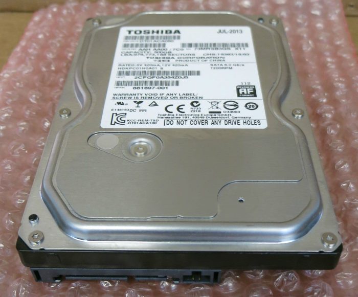 Toshiba 500GB 3.5" 7.2K SATA 6.0Gb/s Internal Hard Drive Toshiba 500GB 3.5" 7.2K SATA 6.0Gb/s Internal Hard Drive - Image 1