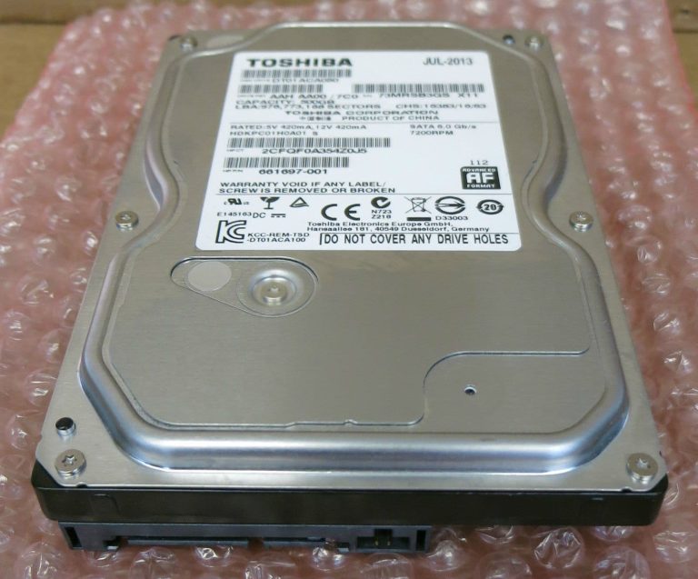 Toshiba 500GB 3.5" 7.2K SATA 6.0Gb/s Internal Hard Drive