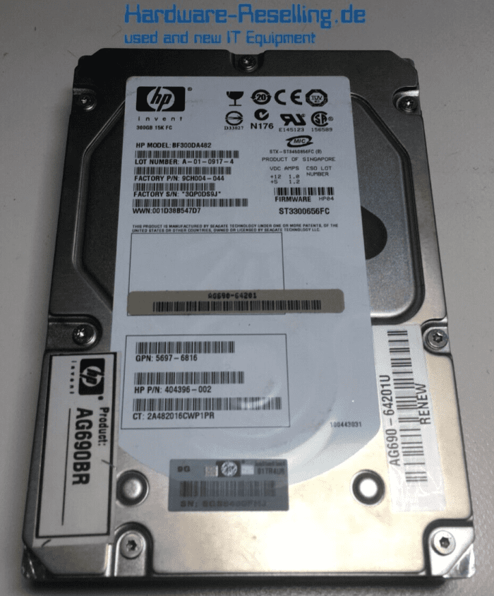 HP 300GB 15K RPM Fiber Channel - 3.5 Hdd - Image 1