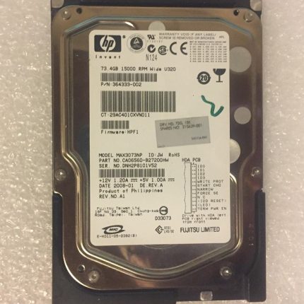 HP 73GB 15K 68 pin SCSI Harddrive HP 73GB 15K 68 pin SCSI Harddrive
