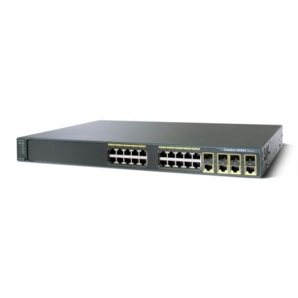 WS-C2960G-24TC-L Cisco 2960 Switch - Cisco Catalyst switch 2960 24 Port 10/100/1000, 4 T/SFP LAN WS-C2960G-24TC-L Cisco 2960 Switch - Cisco Catalyst switch 2960 24 Port 10/100/1000, 4 T/SFP LAN