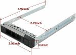 2.5" DXD9H 0DXD9H SAS SATA Hard Drive Tray Caddy for PowerEdge 14th Server R440 R640 R740 R740xd R940 R6415 R7415 R7425 Hot Swap Bracket - Image 4