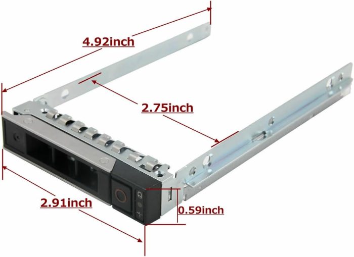 2.5" DXD9H 0DXD9H SAS SATA Hard Drive Tray Caddy for PowerEdge 14th Server R440 R640 R740 R740xd R940 R6415 R7415 R7425 Hot Swap Bracket - Image 4