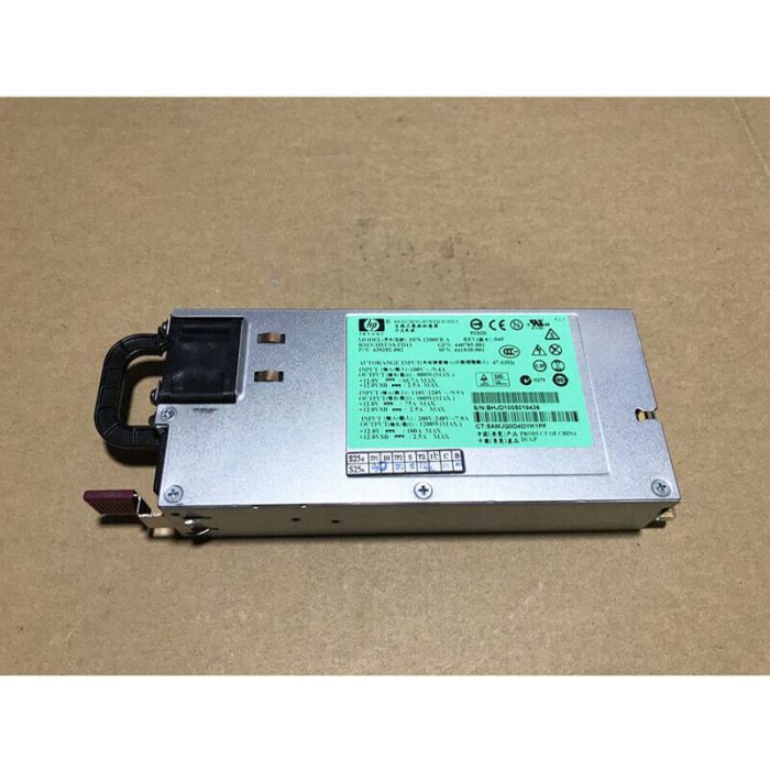 HP  1200W Hot Plug Power Supply For Proliant DL380 DL580 DL785 G5 P/NO: 438202-002/440785-001/441830-001 - Image 1
