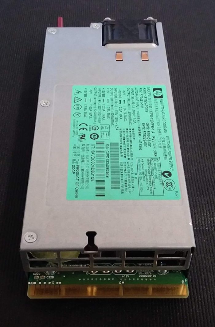 HP 1200W Platinum HE Power Supply - Image 3