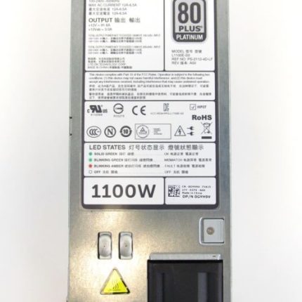Dell PE 1100W 80 Plus Platinum HS Power Supply Dell PE 1100W 80 Plus Platinum HS Power Supply