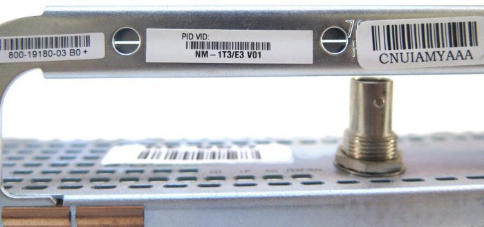 CISCO NM-1T3/E3 1 PORT T3/E3 Clear Channel Network Module - Image 4