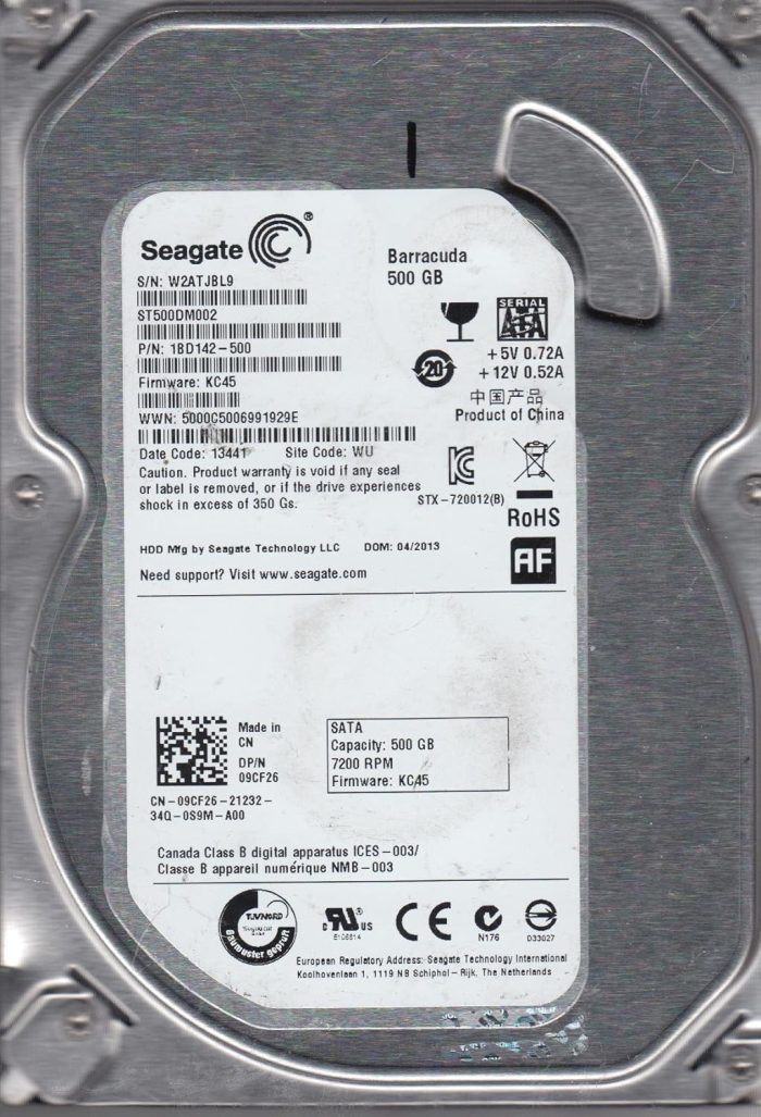 Seagate 500GB SATA 3.5 Hard Drive  /B6 - Image 2