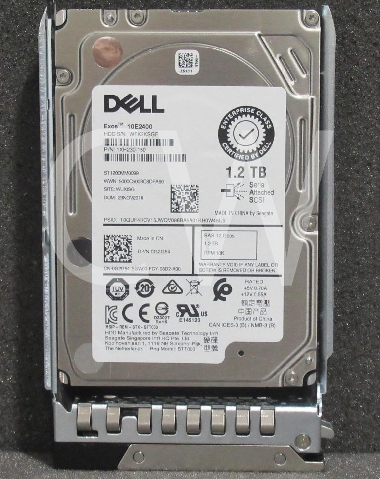 Dell 1.2TB 10K SAS 12G SFF Hard Drive / B11