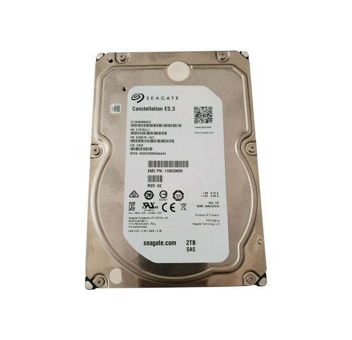 Seagate 2TB 7.2K RPM 6Gb/s 3.5" SAS HDD Hard Drive -/B6 Seagate 2TB 7.2K RPM 6Gb/s 3.5" SAS HDD Hard Drive -/B6 - Image 1
