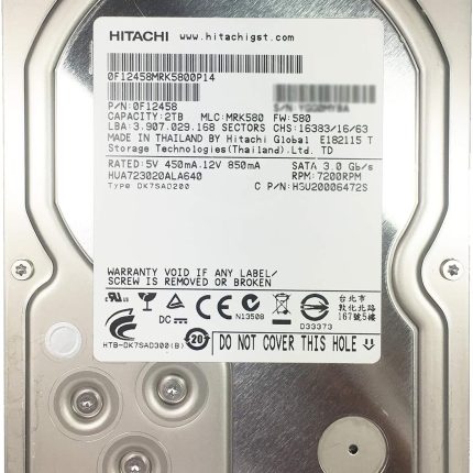 HITACHI 2TB 7200RPM SATA 3Gbps 3.5" LFF / B11 HITACHI 2TB 7200RPM SATA 3Gbps 3.5" LFF / B11
