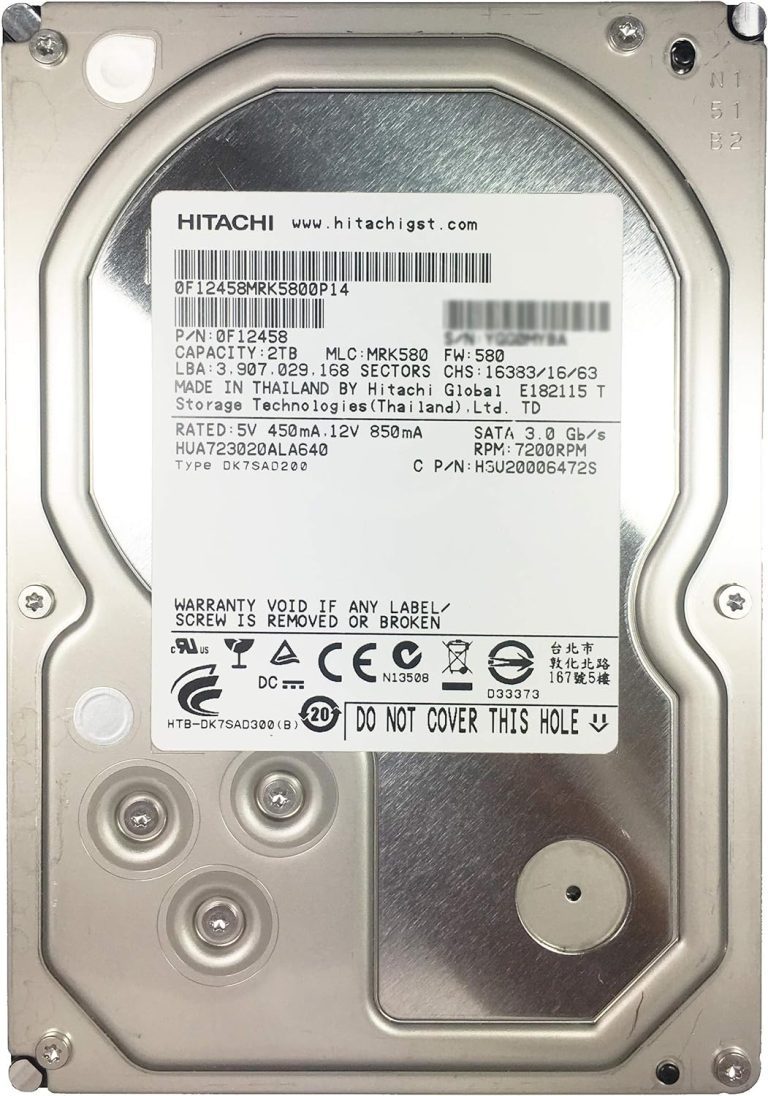 HITACHI 2TB  7200RPM SATA 3Gbps 3.5" LFF / B11