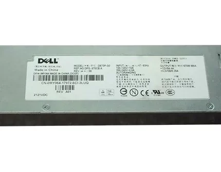 Dell 0MY064 670-Watts 100-240V AC Redundant Power Supply For PowerEdge 1950 Dell 0MY064 670-Watts 100-240V AC Redundant Power Supply For PowerEdge 1950