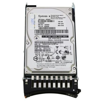 IBM 42D0632 / 42D0633 / 42D0636 146GB 10K SFF Serial IBM 42D0632 / 42D0633 / 42D0636 146GB 10K SFF Serial