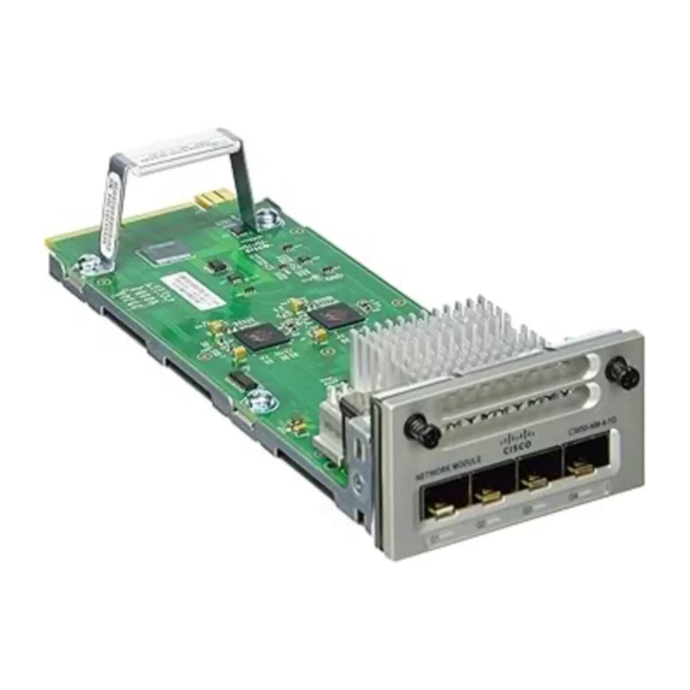 Cisco Catalyst 3850 Quad-Port Gigabit SFP+ Network Module P/N: C3850-NM-4-1G V01
