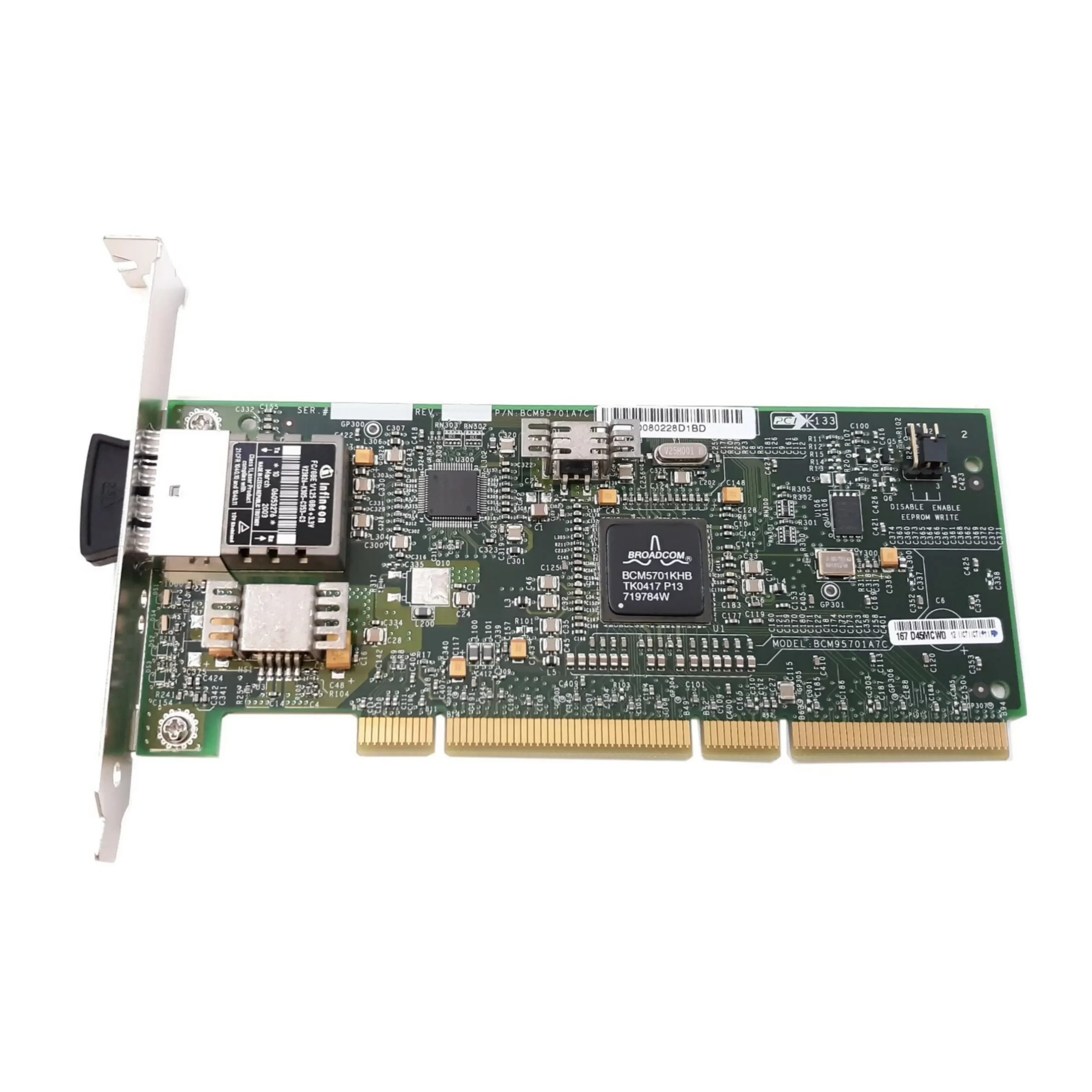 Picsart_26-05-20_15-15-04-785 HP NC6770 Gigabit Server Adapter Network Adapter PCI-X Fibre FC 1000SX 24700-001 - Image 1