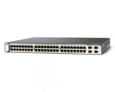 Cisco Catalyst WS-C3750-48PS-S. Switch-Type :RJ-45 Ethernet Ports: 52.