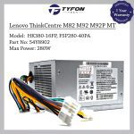 Lenovo ThinkCentre M82 M92 M92P M93P MT Power Supply PSU