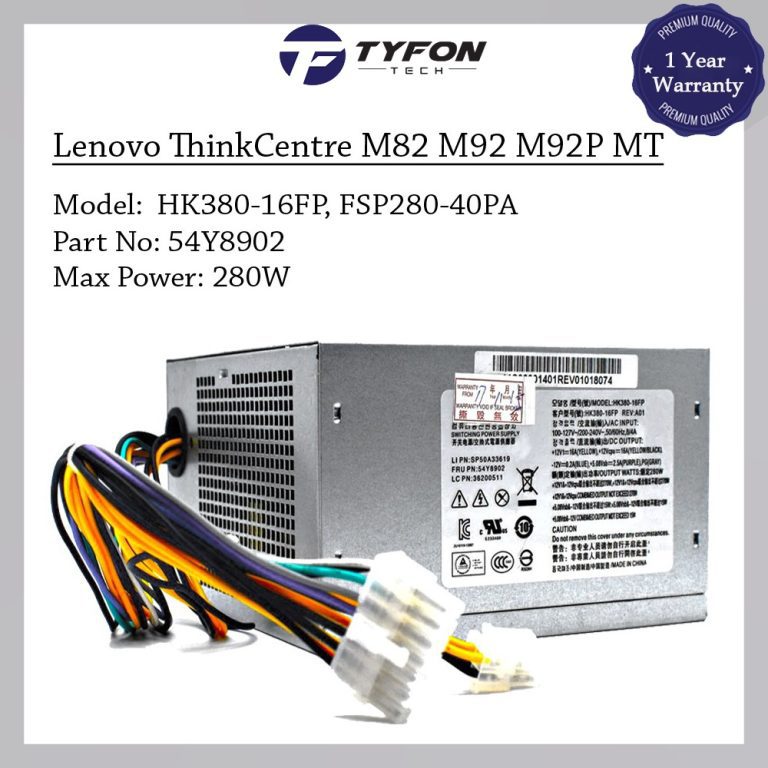 Lenovo ThinkCentre M82 M92 M92P M93P MT Power Supply PSU