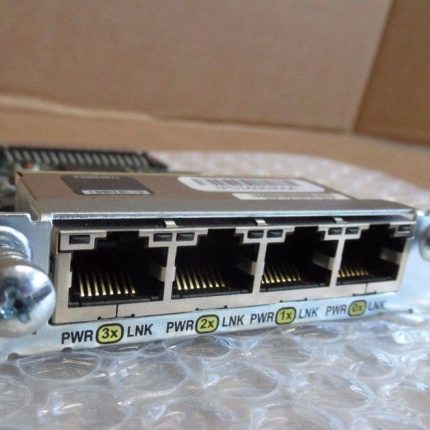 Cisco HWIC-4ESW 800-24193-02 4-Port Single WIde Interface Card Cisco HWIC-4ESW 800-24193-02 4-Port Single WIde Interface Card