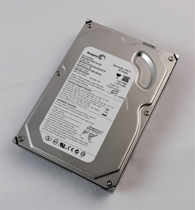 9BD131-783 â€“ Seagate 80GB 7200 RPM SATA 3.5â€³ HDD