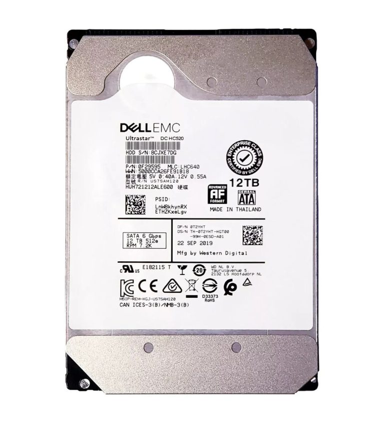 Dell Internal Hard Disk Drives 3.5 in Form Factor  |