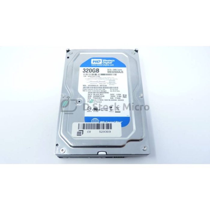 Western Digital WD3200AAJS 320 Go 3.5" SATA Hard disk drive Western Digital WD3200AAJS 320 Go 3.5" SATA Hard disk drive - Image 1