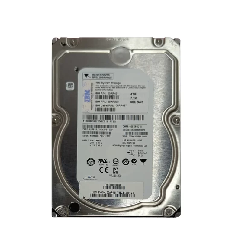 NEW 00AR322 IBM 4TB 7200RPM SAS 6Gbps 128MB