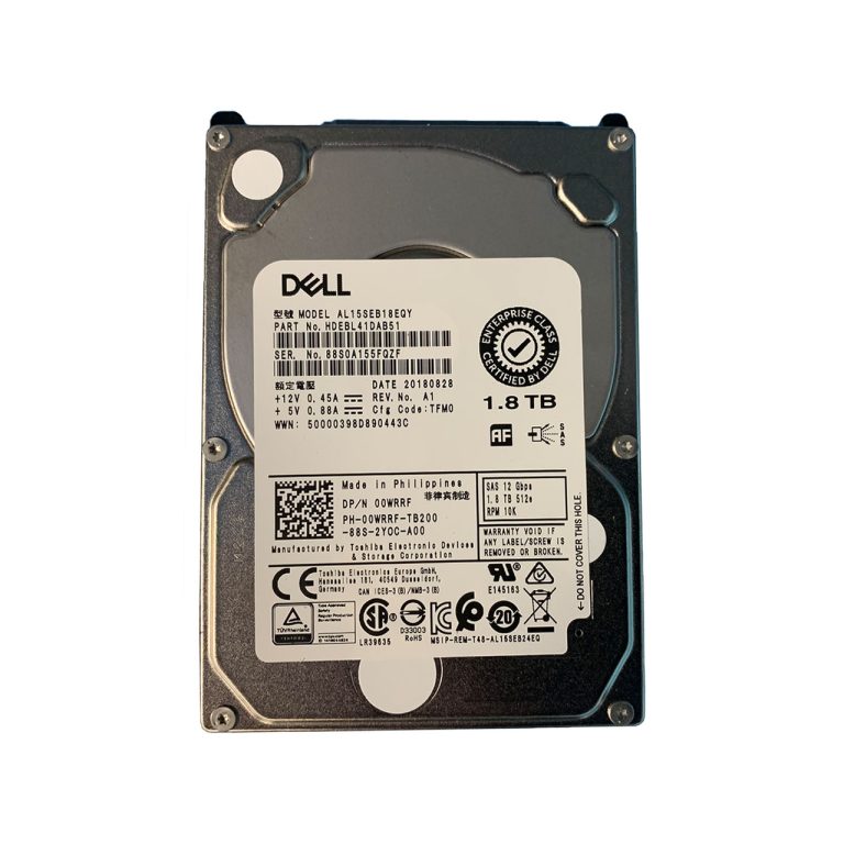 DELL 1.8TB SAS 12GB 10K RPM HDEBL41DAB51