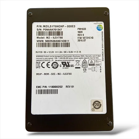 Samsung EMC 1.92TB PM1633 SAS 12G SSD 2.5" MZILS1T9HCHP-000C3