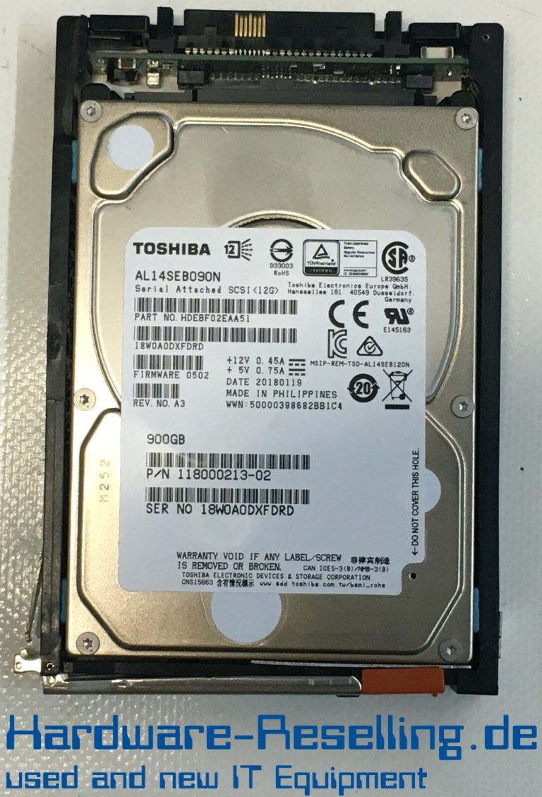 TOSHIBA 900GB 2.5" 10K 12G SAS HDD
