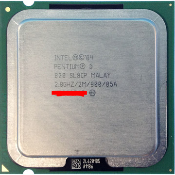 INTEL PENTIUM SL88T D 820 DC 2.8Ghz 2MB 800FSB Processor
