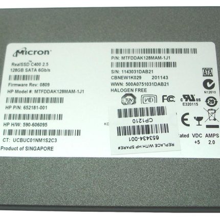 Micron REALSSD C400 128GB MLC SATA 6Gbps 2.5-inch MTFDDAK128MAM-1J1