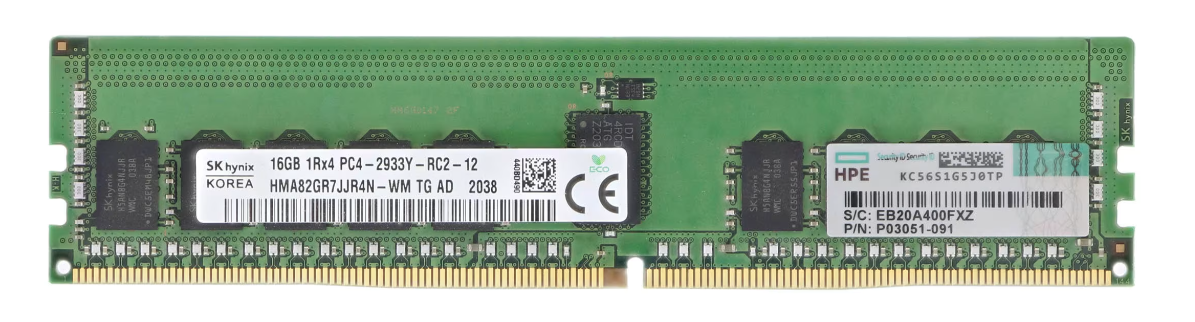 16 GB PC4 2933Y-RC2-12 RAM 16 GB PC4 2933Y-RC2-12 RAM - Image 1