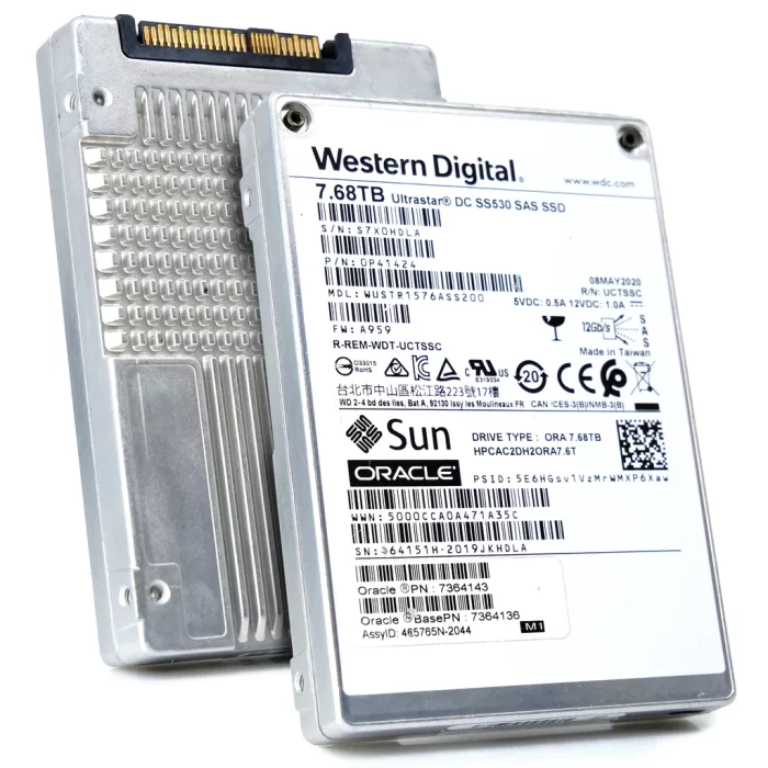 Western Digital Ultrastar DC SS530 0P41424 7.68TB 1 DWPD SAS 12Gb/s 3D TLC 2.5in