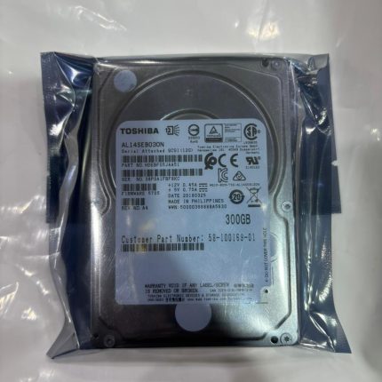 TOSHIBA 300GB 10K SAS 12G 2.5in HDD HDEBF05JAA51 58-100169-01