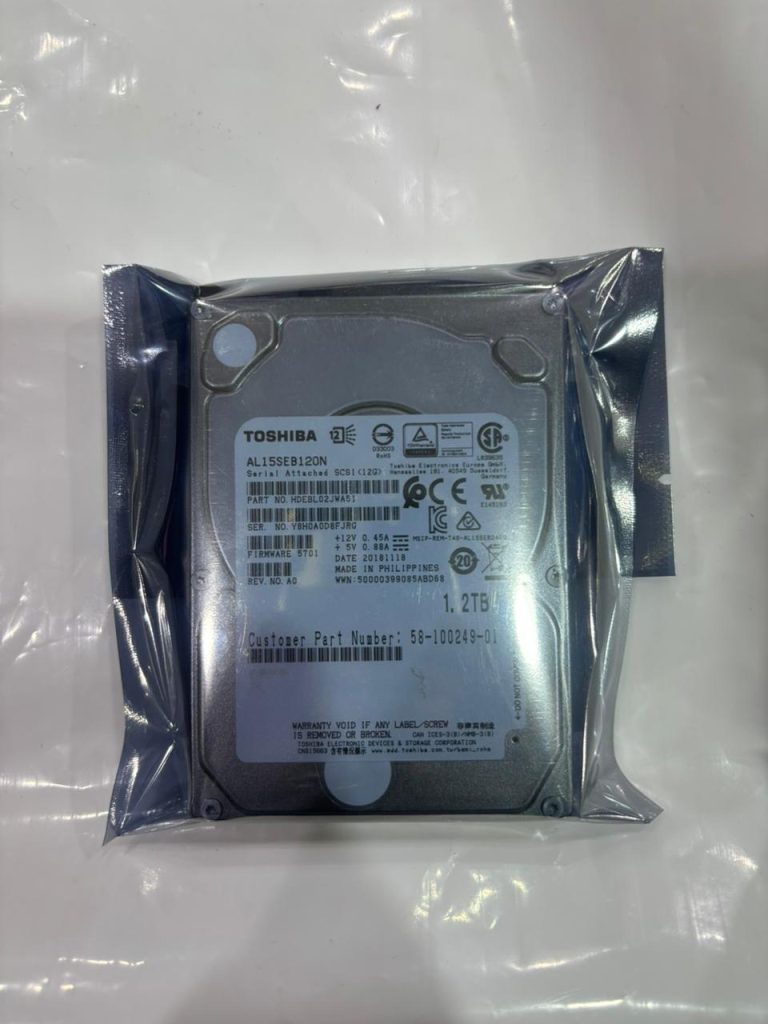 TOSHIBA 1.2TB 10K 12G 2.5" SAS HDEBF01EAA51
