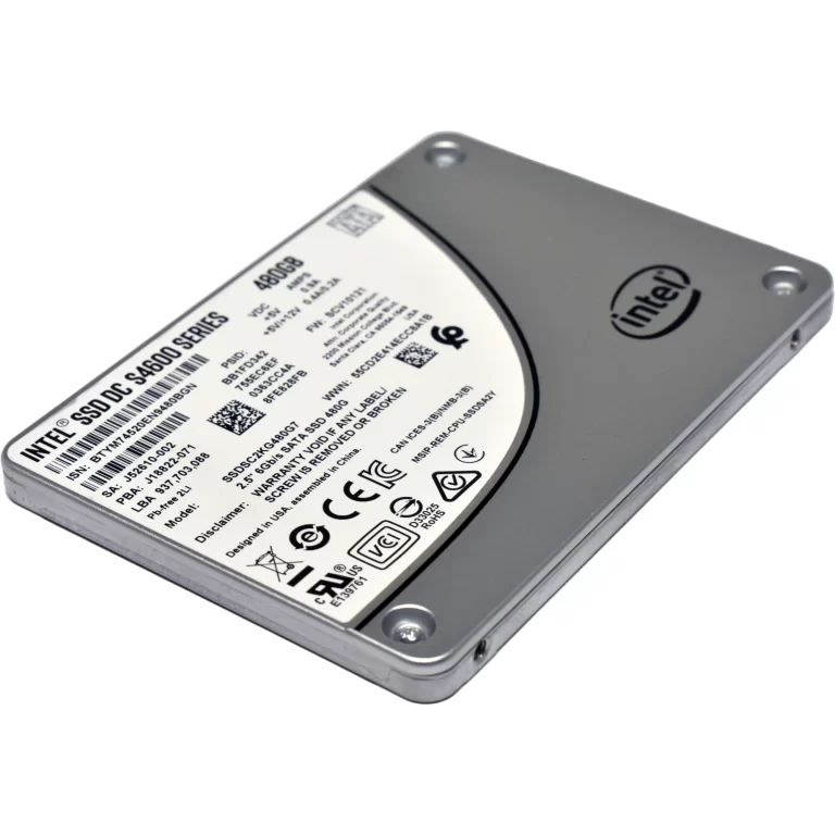 Intel SSD S4600 480GB 2.5" SATA 6Gb/s SSD SSDSC2KG480G7