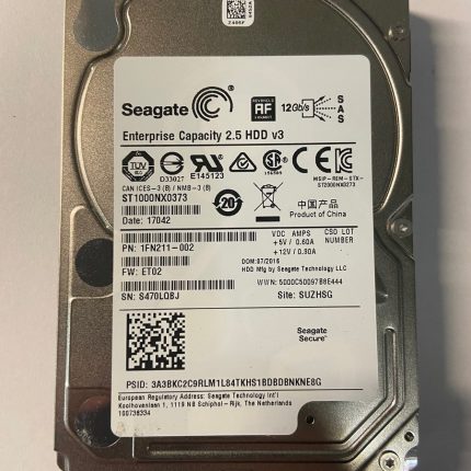 Seagate 1TB 7200 RPM SAS 2.5" V3 HDD 1FN211-002