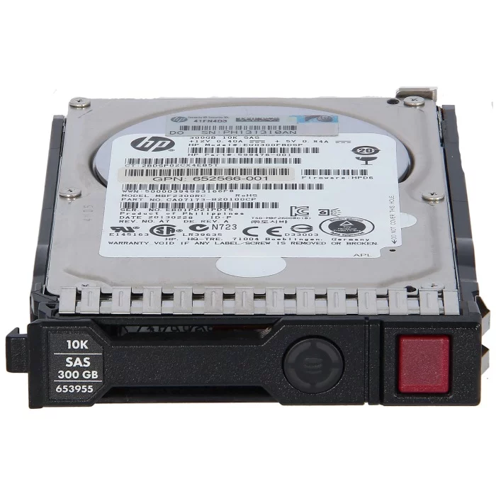 HP 653955-001 G8 G9 300-GB 6G 10K 2.5 SAS (NEW)